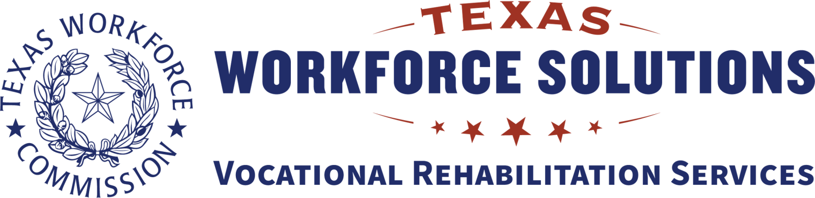 Texas Workforce Solutions logo.